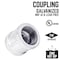 B & K STZ Industries 3/8 in. FIP each X 3/8 in. D FIP Galvanized Malleable Iron Coupling 311UPCO-38 - alternate 3
